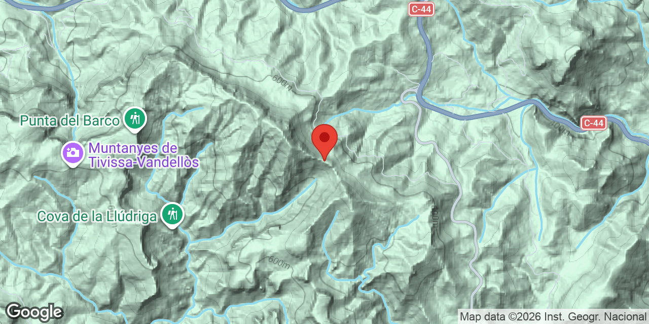 Mapa de situació de CABRA, AVENC DE LA