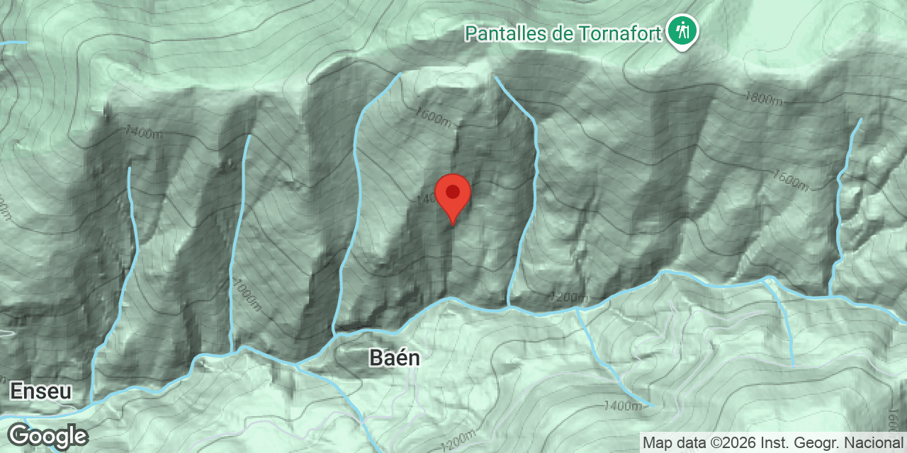 Mapa de situació de CANYA, FORAT DE LA