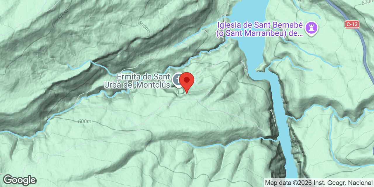 Mapa de situación de SANT URBÀ, COVA DE