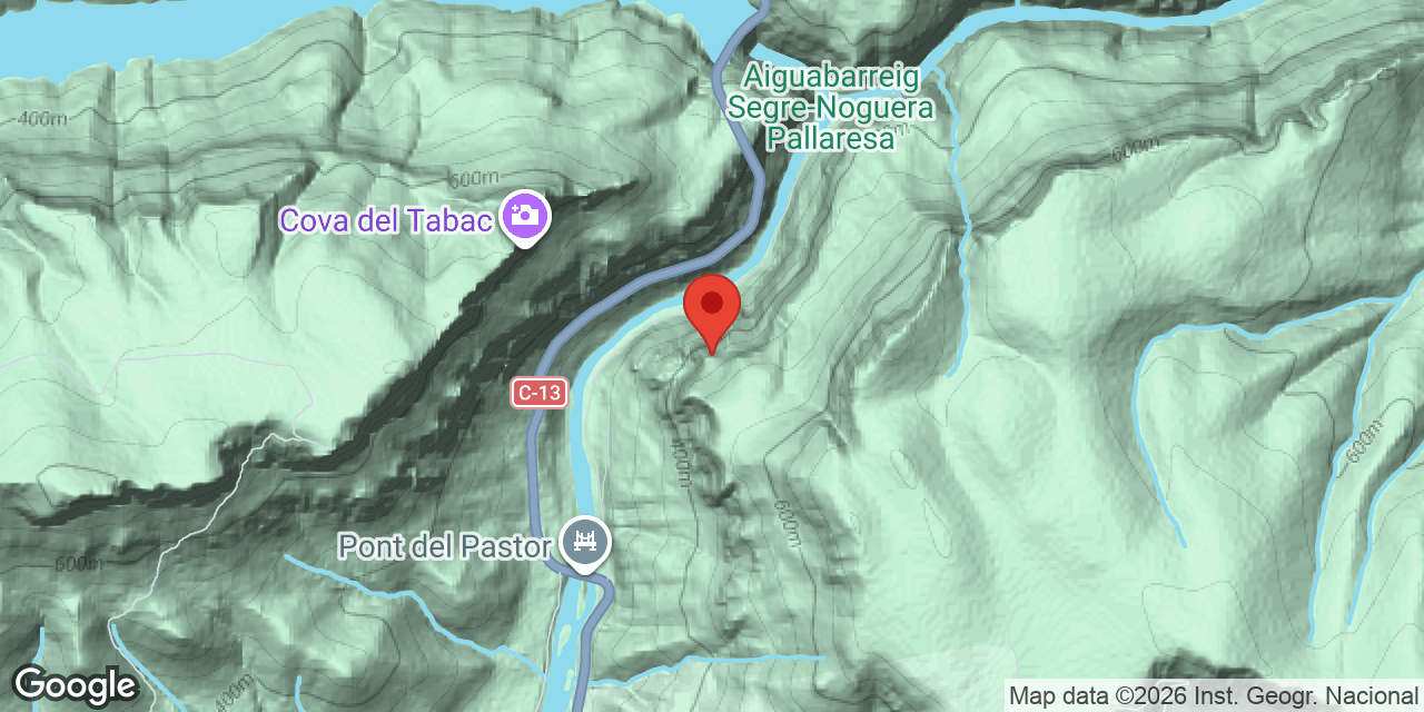 Mapa de situación de GELL, AVENC DEL