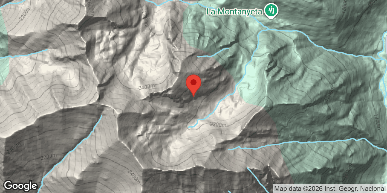Mapa de situació de MONT, FORAT DEL