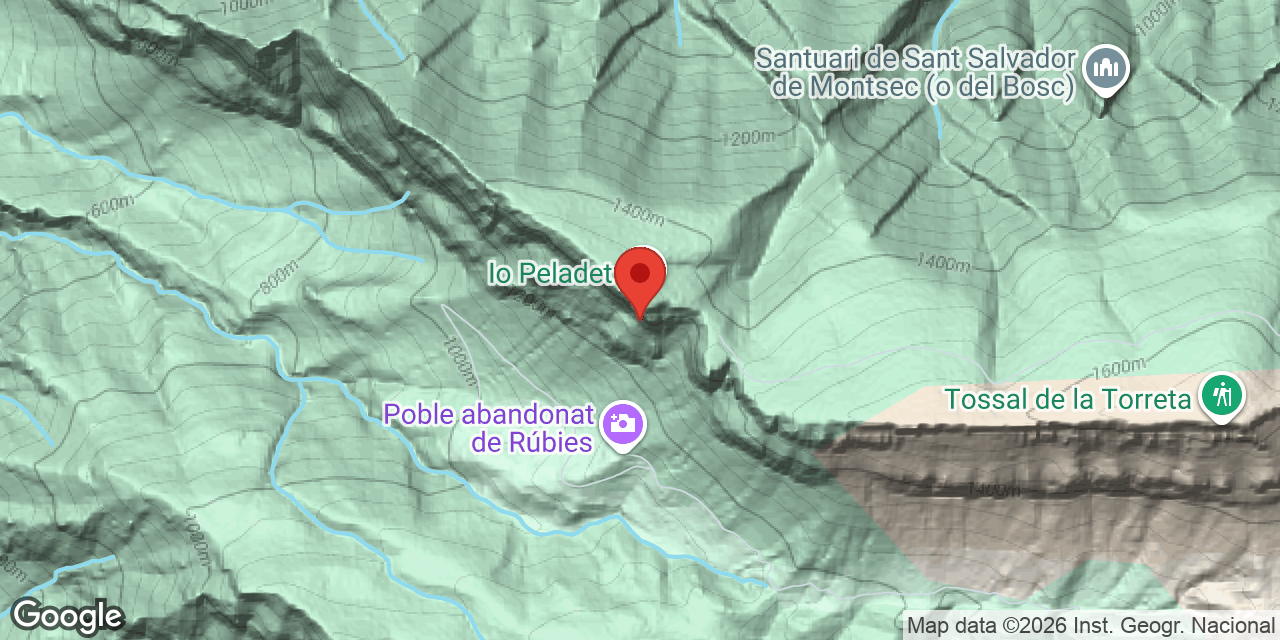 Mapa de situació de MIRADOR, AVENC DEL