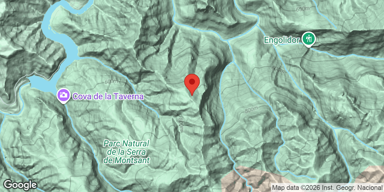 Mapa de situació de CAMPANES, COVA DE LES