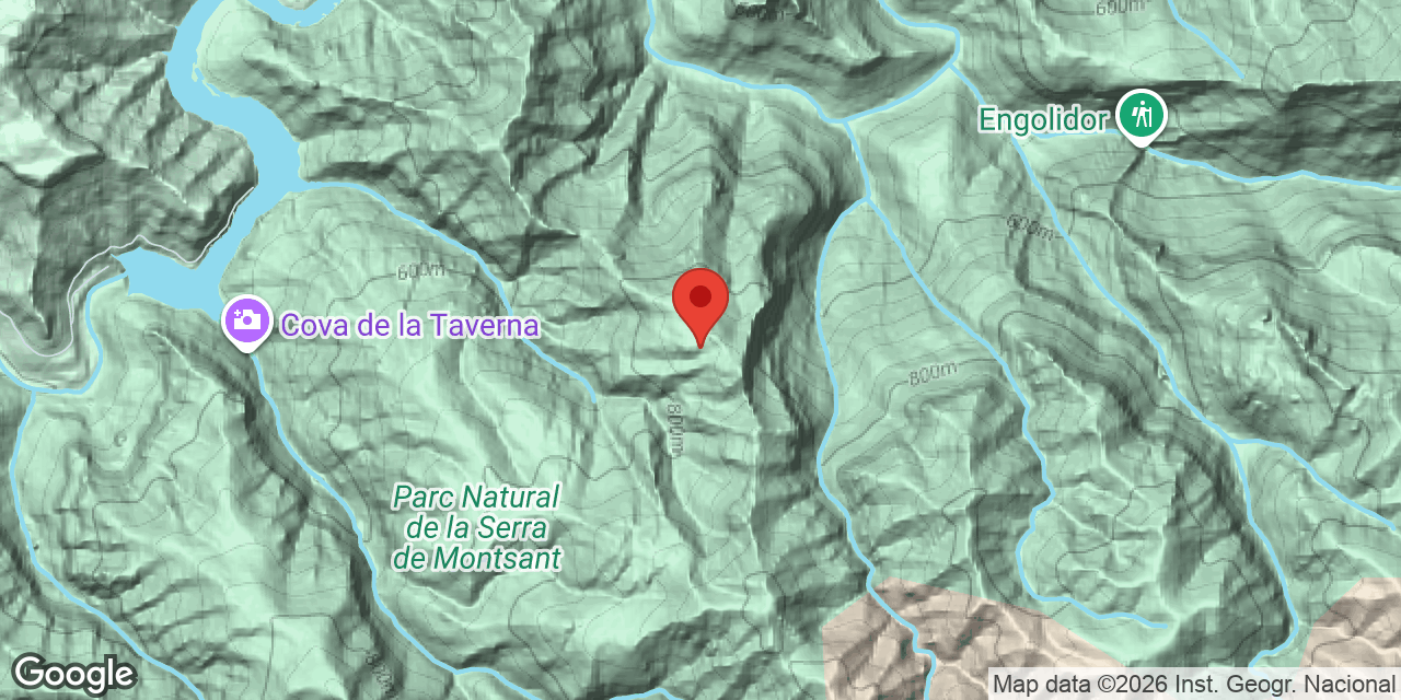 Mapa de situación de MAURICI, AVENC DEL