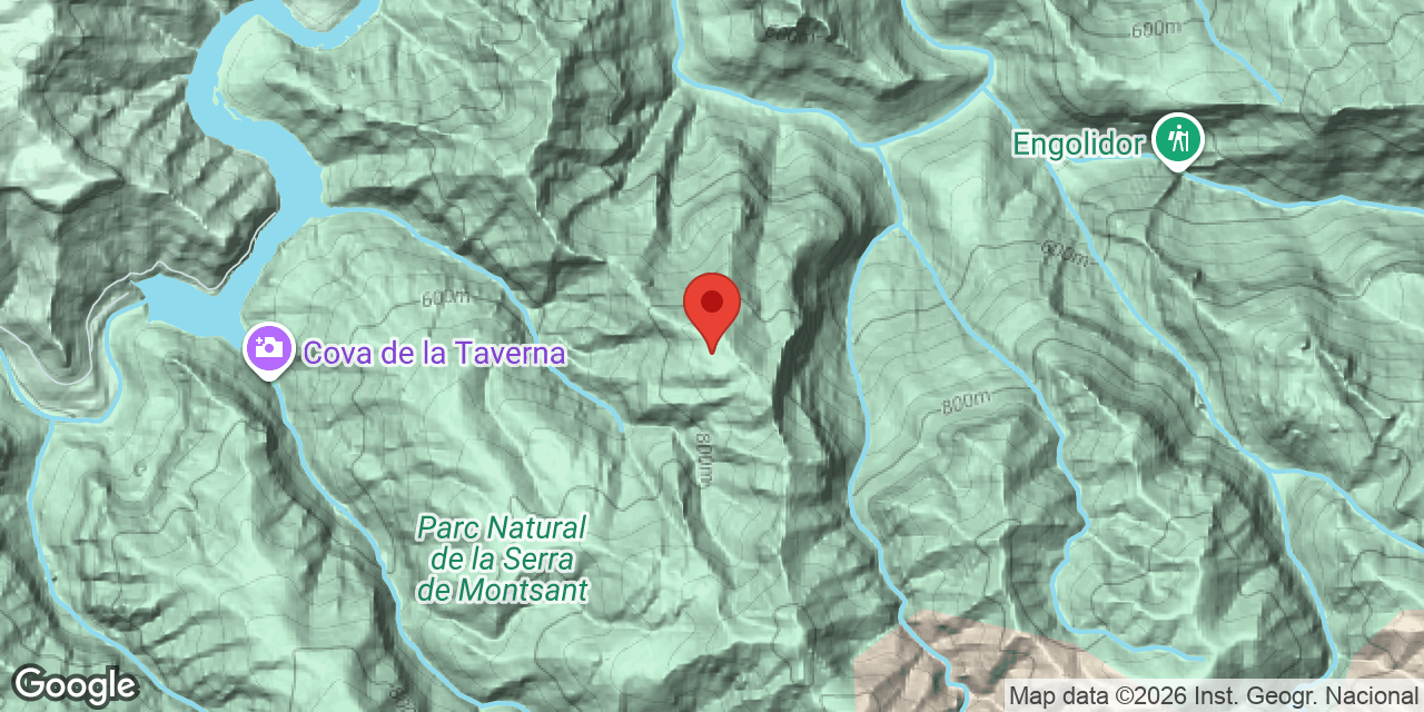 Mapa de situación de VOLIAC, AVENC DEL