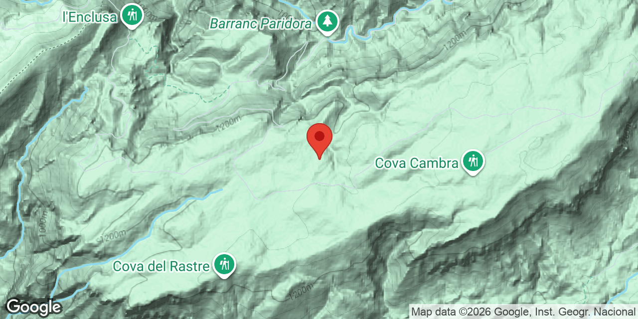 Mapa de situació de SILES, AVENC DE