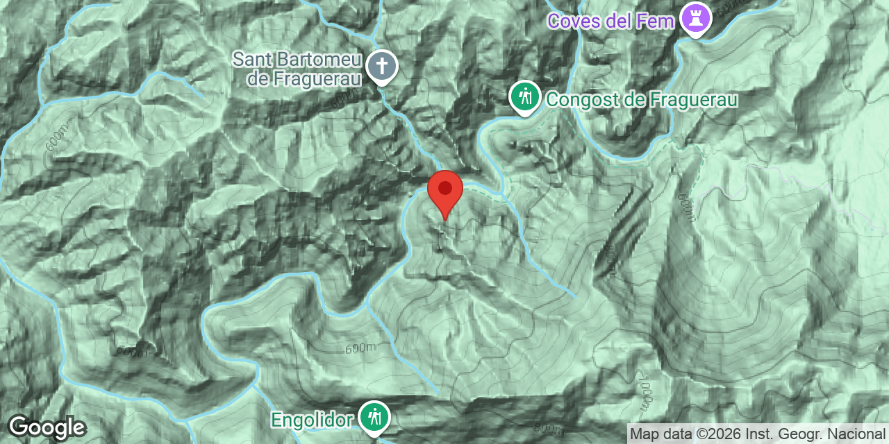 Mapa de situació de MOLINER, AVENC DEL