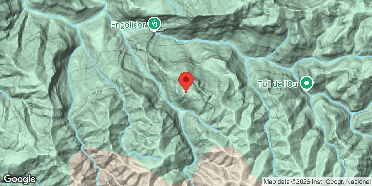 Mapa de situació de ENTREMIG, AVENC DE L'