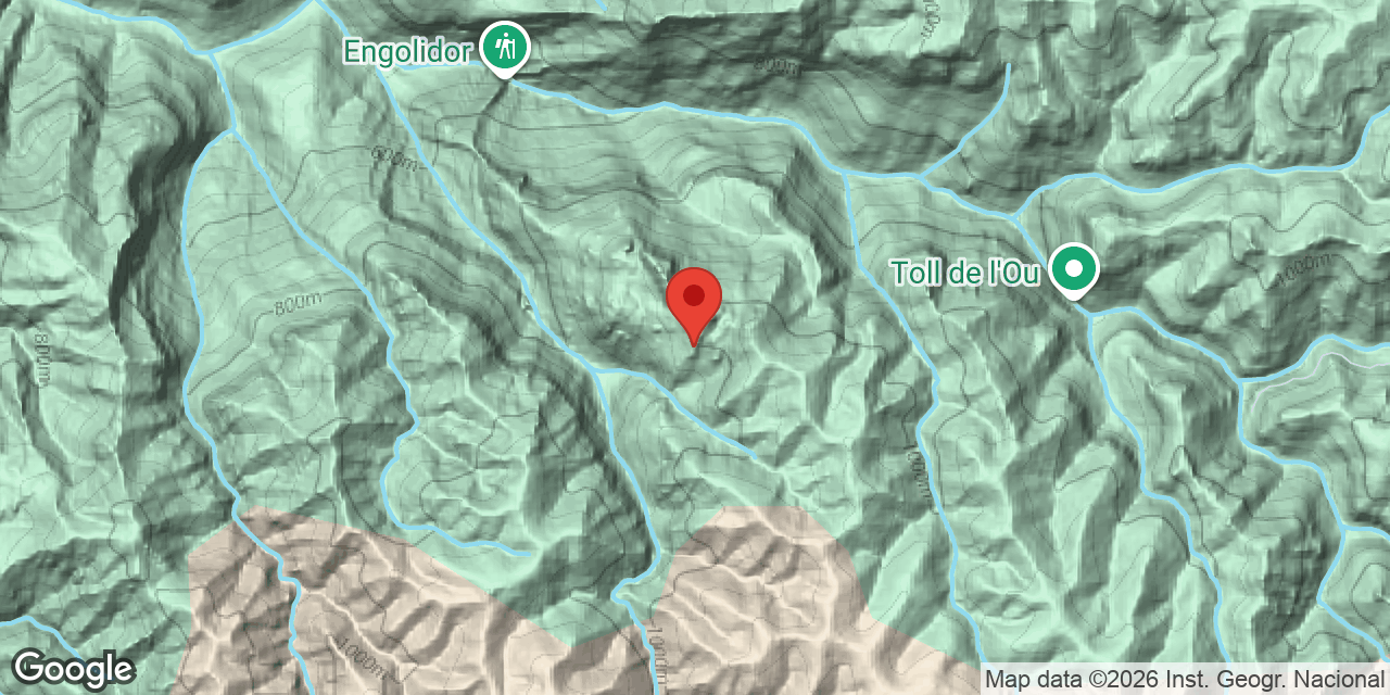 Mapa de situació de PIT-ROIG, FORAT DEL