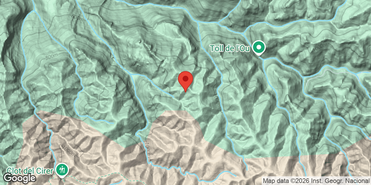 Mapa de situació de AFERAMOT, BUFADOR DE L'