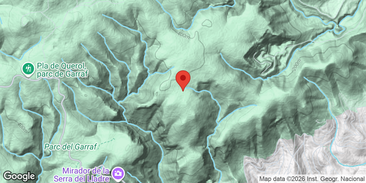 Location map of GARRICS, AVENC DELS