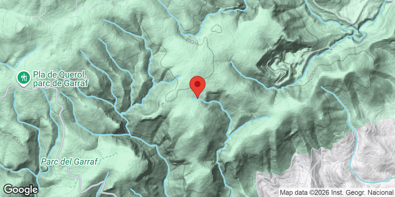 Mapa de situación de SERRALET RODÓ, AVENC DEL