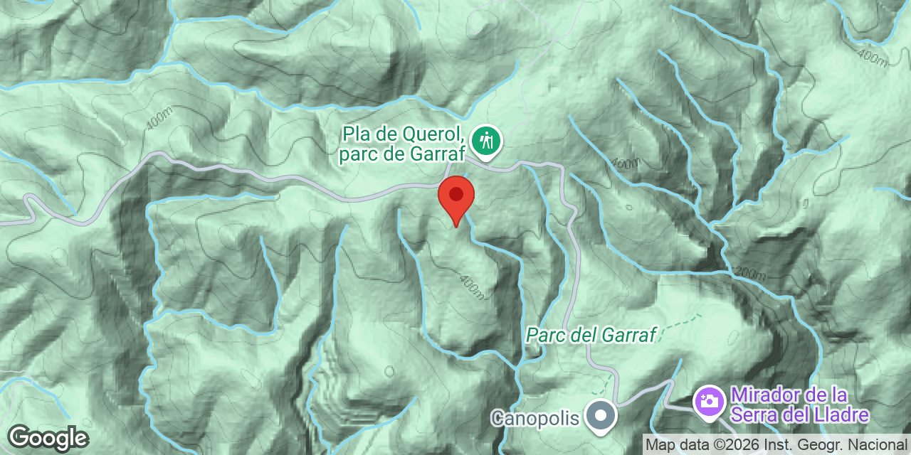 Mapa de situación de ESTRENA, AVENC DE L'