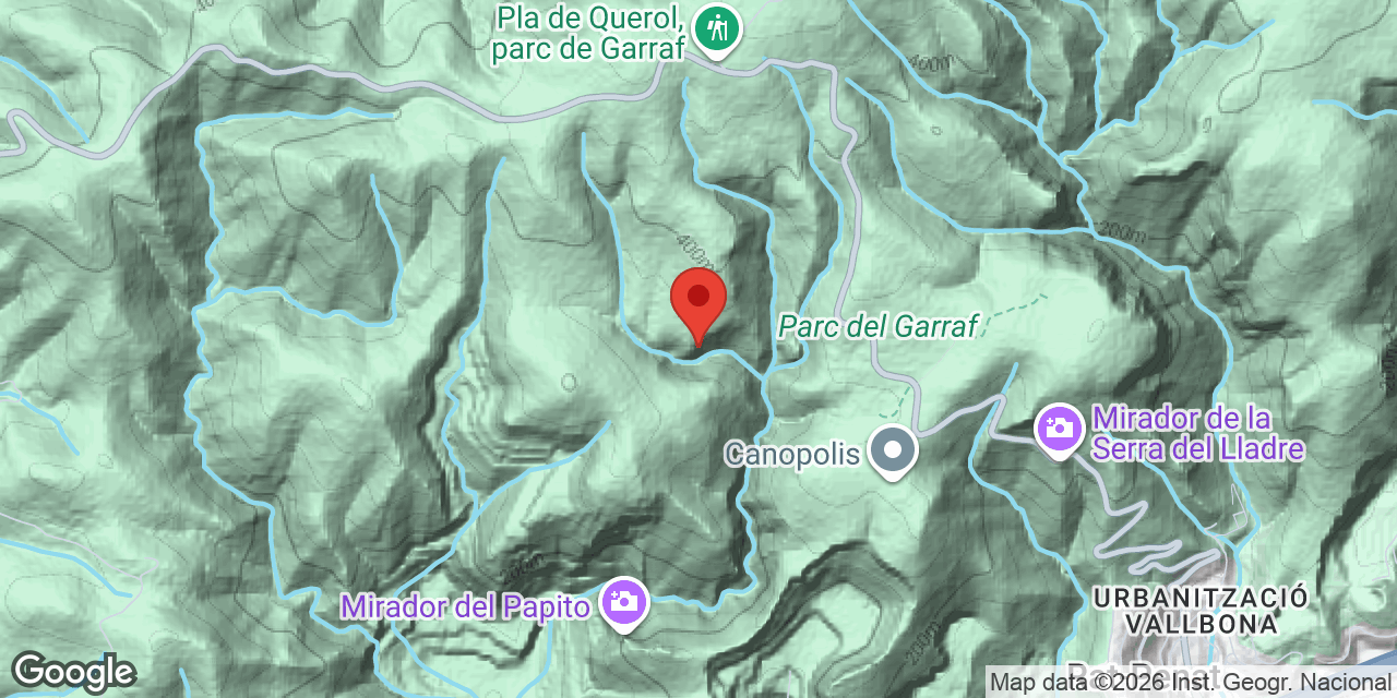 Mapa de situació de ARAGALLS, AVENC DELS