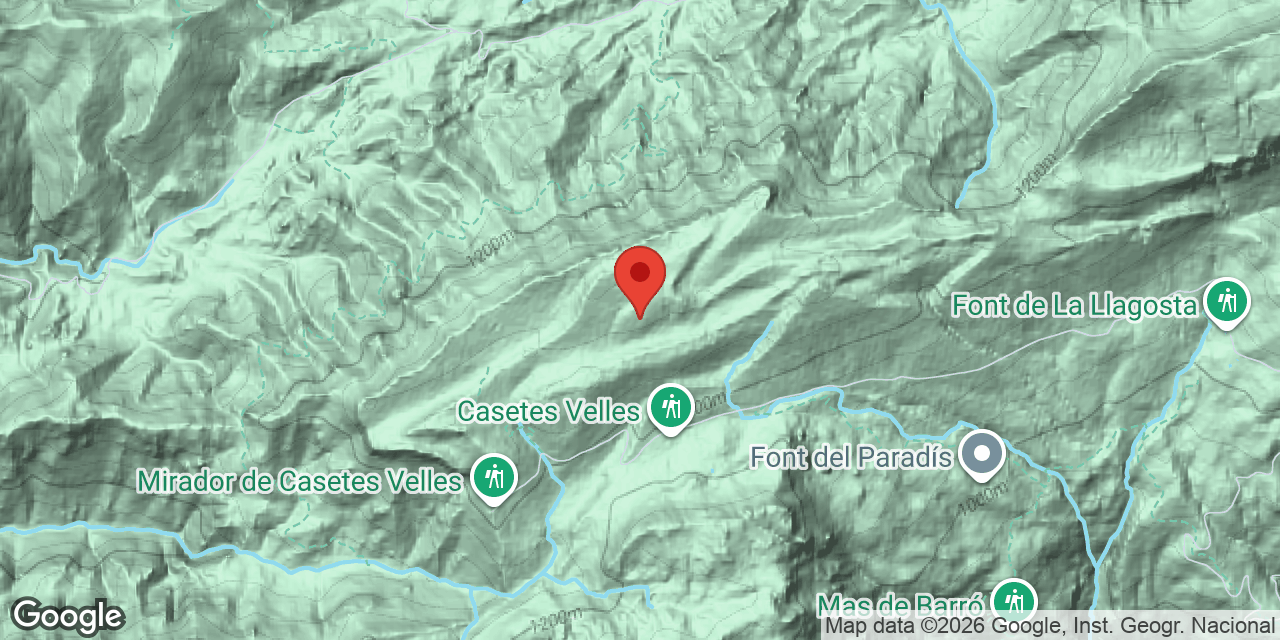Mapa de situació de PRATS, COVA DELS