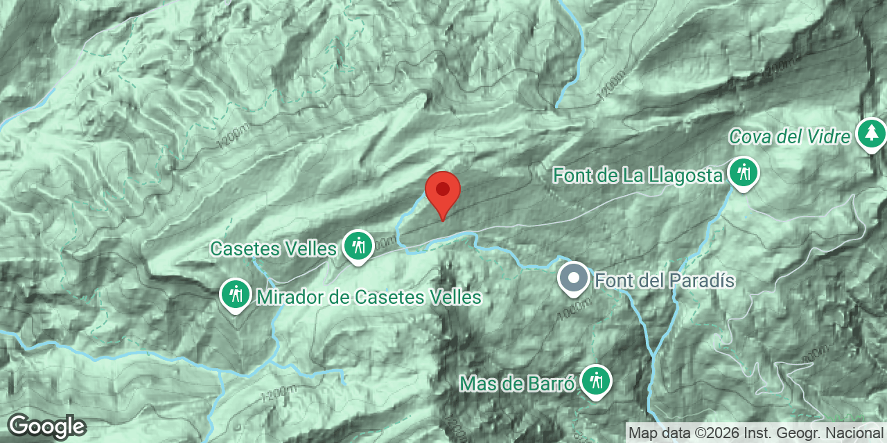 Mapa de situació de SOLANA, COVA DE LA