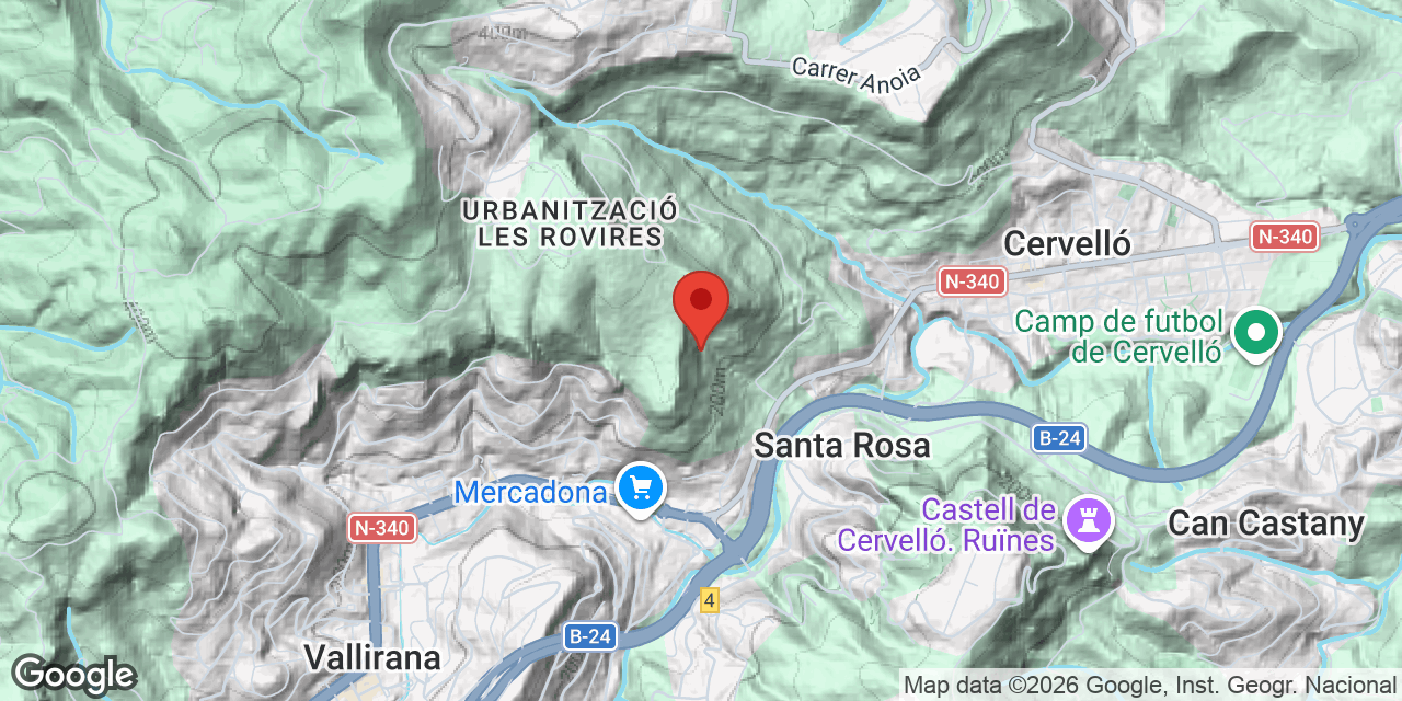 Mapa de situació de DESTRAL, COVA DE LA