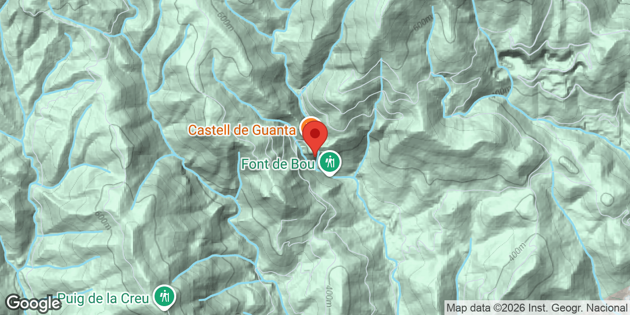 Mapa de situación de COMTE, COVA DEL