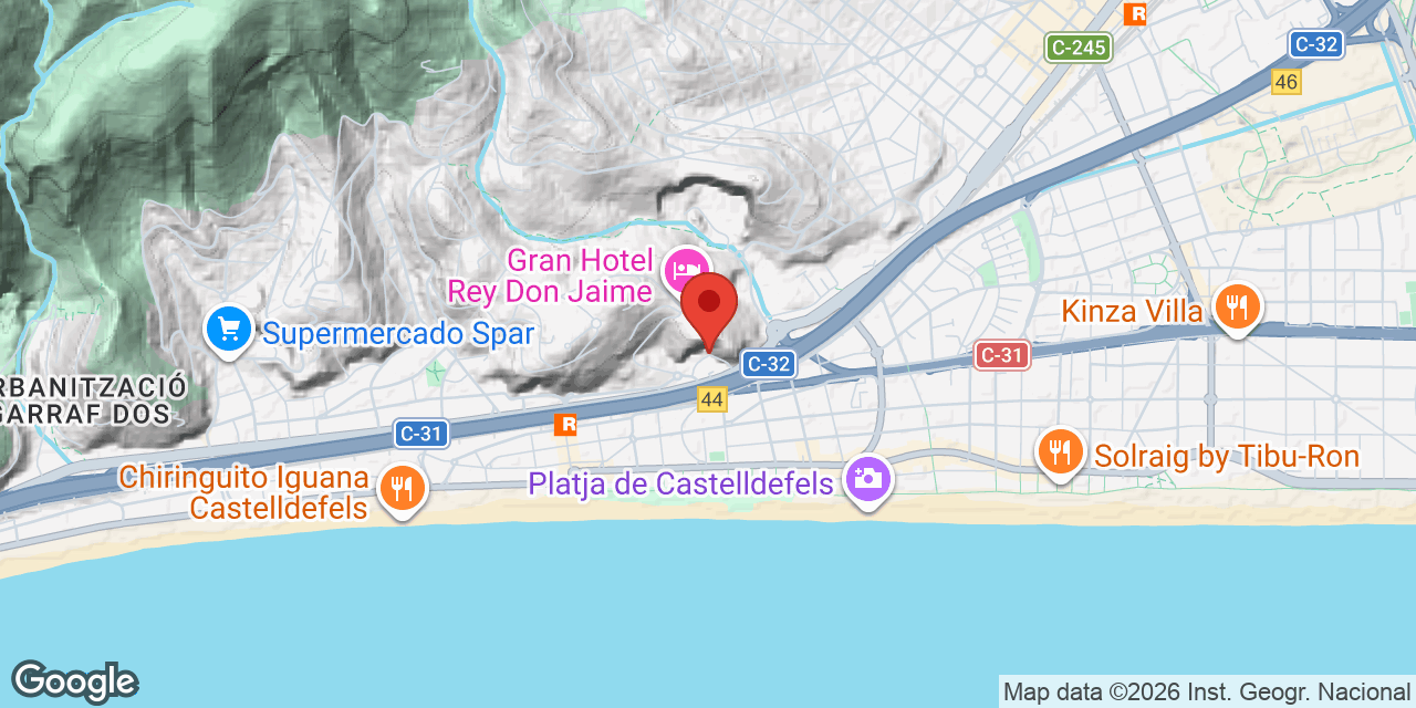 Location map of TURÒ DE LA TORRE BARONA, COVETA DEL
