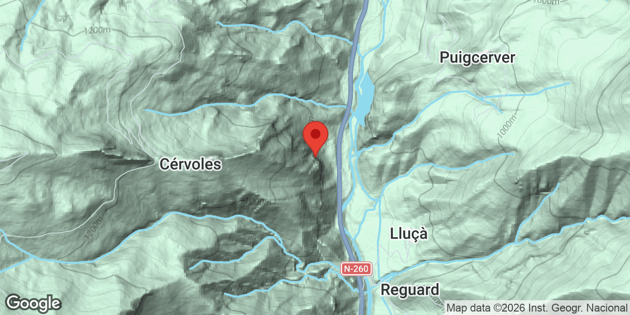 Mapa de situación de CINGLE, COVA DEL