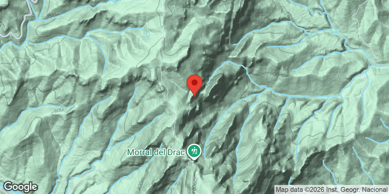 Location map of CANAL DEL BOC, COVA DE LA