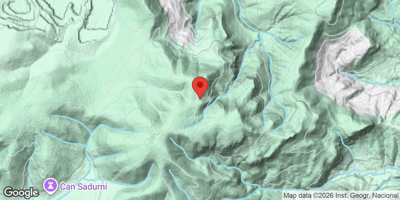 Mapa de situació de SERRA DEL MAS, AVENC SM-17 DE LA