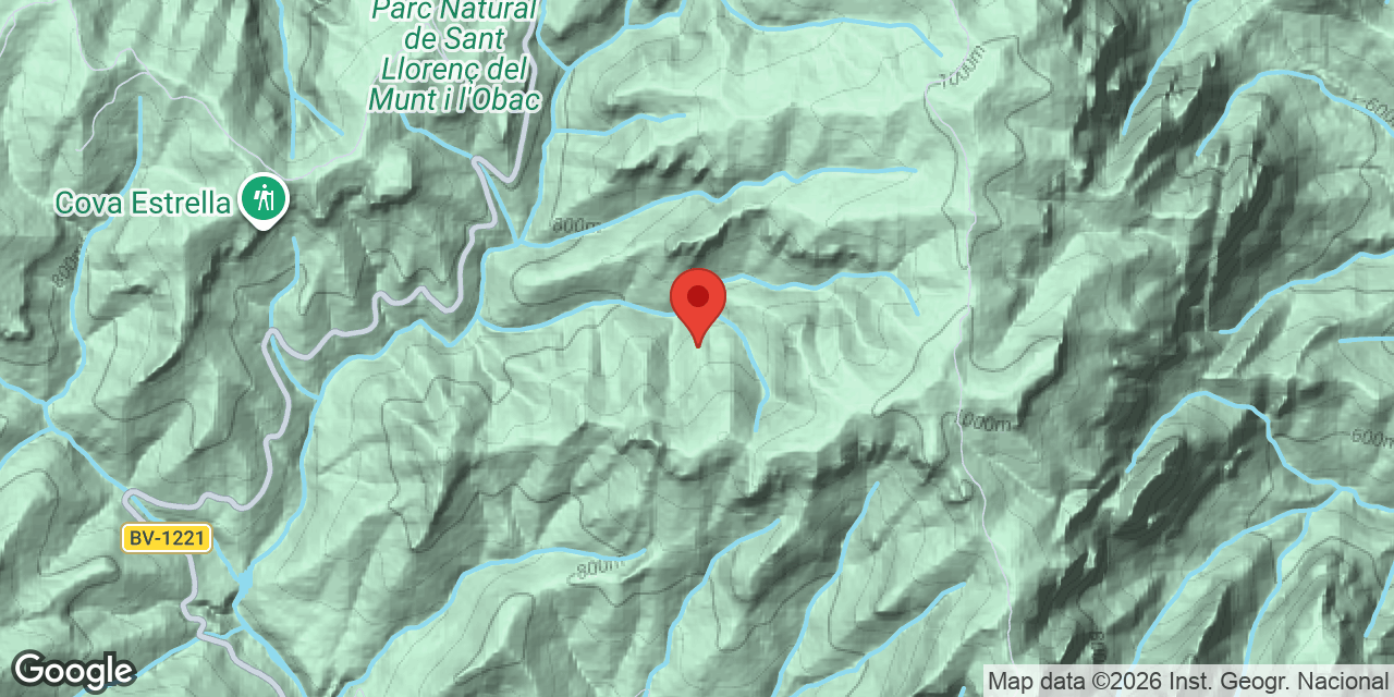 Mapa de situació de SOT DE LA BÓTA, AVENC DEL
