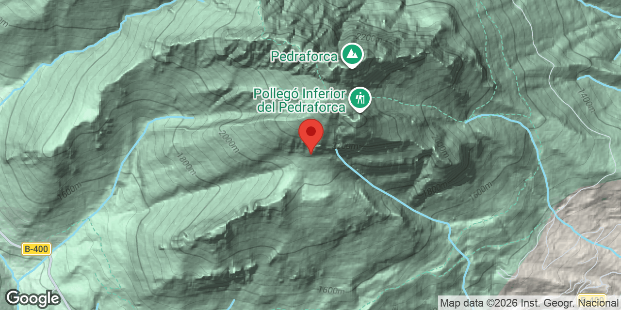 Mapa de situación de OLLES, FORAT DE LES